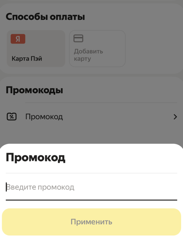 Инструкция по применению кода в корзине Лавки